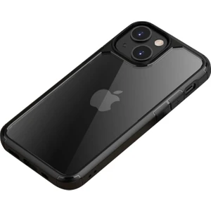 Apple iPhone 13 Için Çift Katmanlı Korumalı Akrilik + Tpu Hibrit Telefon Kılıfı - Siyah (Yurt Dışından)