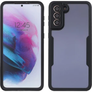 Akrilik + Tpu Hibrit Galaxy S21 5g / S30 5g Için Telefon Kılıfı - Siyah (Yurt Dışından)