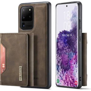 M2 Serisi Hibrit Samsung Galaxy S20 Ultra Için Telefon Kılıfı - Koyu Kahverengi (Yurt Dışından)