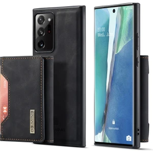 M2 Serisi Deri Samsung Galaxy NOTE20 Ultra Için Telefon Kılıfı - Siyah (Yurt Dışından)