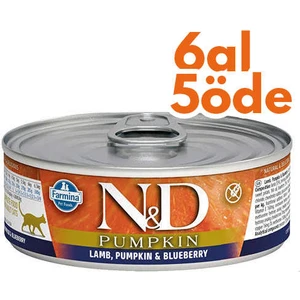 Nd 2109 Pumpkin Balkabak ve Kuzu Etli Kedi Konservesi 80 gr - 6 Al 5 Öde