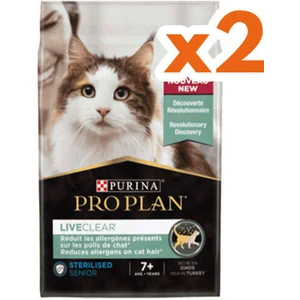 Pro Plan Live Clear Senior Sterilised Hindili Kısırlaştırılmış Yaşlı Kedi Maması 1,4 kg x 2 Adet