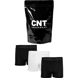Cnt Erkek Düz Likralı 3'lü Boxer