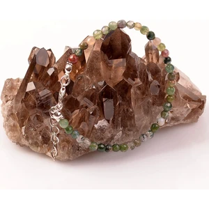 Taş Sandığı Akik Taşı Bileklik - 4 mm Hint Akiği