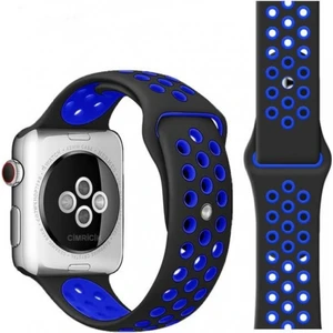 Apple Watch Uyumlu 7 45 mm Nike Spor Delikli Kordon Kayış
