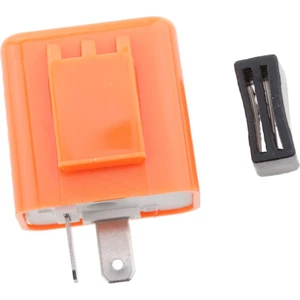 12 V 2-Pin Ayarlanabilir LED Göstergesi Flaşör Röle Flaş Motosiklet Turuncu