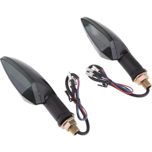 2 x Evrensel Ön ve Arka Motosiklet Amber LED Dönüş Sinyali Göstergesi Blinker