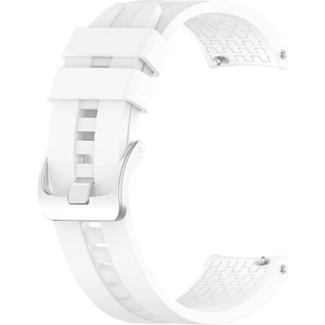 Huawei Watch GT 4 / GT 3 46MM ile Uyumlu 22MM Silikon Kordon Beyaz