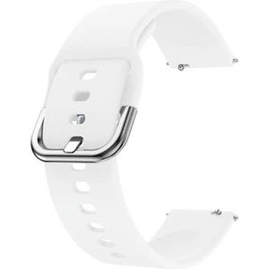 Amazfit Gts 2 42MM Uyumlu 20MM Silikon Kordon Beyaz