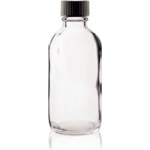 4 As Depo Şeffaf Cam Şişe 100 ml Kilit Kapaklı 5'li