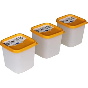 Hobby Life Alaska Nofrost Saklama Kabı 0,38 Litre 3'lü Turuncu