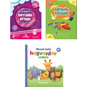 Yeti Kitap Dikkat Güçlendirme Kitap Seti Plus 3 Yaş  (Ciltli)