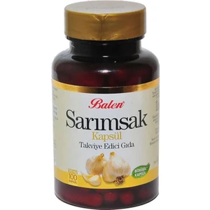 Sarımsak Takviye Edici Gıda 375 mg 100 Kapsül – Bağışıklık ve Kalp Sağlığını Destekleyen Takviye