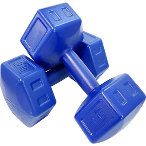 5 kg Mavi Dambıl Seti 5 kg x 2 Adet Toplam 10 kg Ağırlık