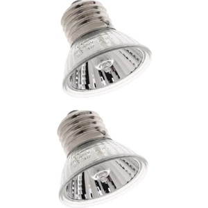2 Adet 50 W Uva + Uvb Isı Yeminli Lamba Ampul Işık Isıtıcı Pet Sürüngen Brooder Için (Yurt Dışından)
