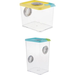 Sürüngen Amfibi Kertenkeleler Için 2x Sürüngen Örümcek Kuluçka Kutusu Besleme Kutusu (Yurt Dışından)