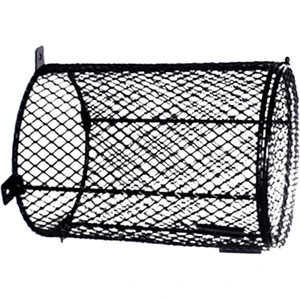 Sürüngen Isı Lambası Ampul Metal Abajur Pet Anti-Haşlanma Kapak Silindir (Yurt Dışından)