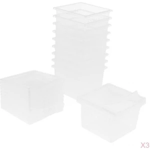 30X Besleme Kutusu Pet Böcek Sürüngen Üreme Kafes Kuluçka Konteyner Clear (Yurt Dışından)
