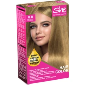 She Natural Color Saç Boyası 8.0 Açık Kumral