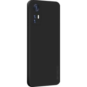 Xiaomi 12 Pro Siyah Için Sıvı Silikon Tpu Telefon Kılıfı