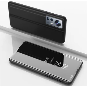 Kaplama Ayna Deri Kılıf Xiaomi 12 Pro Mor - Mavi Için(Yurt Dışından)