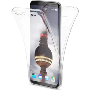 Samsung Galaxy S8 Plus 360 Derece Kılıf Şeffaf Silikon Ön + Arka