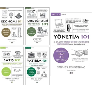 Say Yayınları Iş Yönetimi 101 5 Kitap Set / Ekonomi 101 - Para Yönetimi 101 - Yatırım 101 - Satış 101 - Yönetim 101