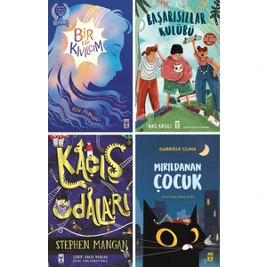 İlk Genç Timaş 3-4-5. Sınıf Kitap Seti / Bir Tür Kıvılcım - Başarısızlar Kulübü - Kaçış Odaları - Mırıldanan Çocuk