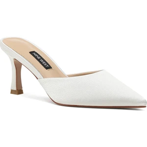 Nine West Vova 2fx Kırık Beyaz Kadın Topuklu Terlik