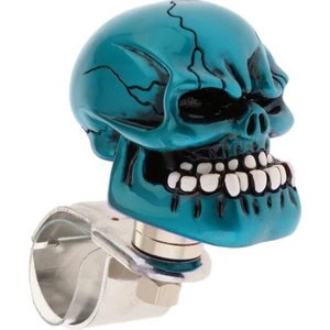 Kafatası Kafa Araba Direksiyon Spinner Intihar Topuzu Kolu Serin Sk2 Mavi