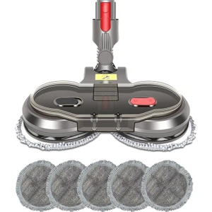 Shuai Yan Dyson V7 V8 V10 V11 Için Elektrikli Islak Kuru Paspas Kafası Su Deposu Paspas Pedleri ile Akülü Elektrikli Süpürge Aksesuarları (Yurt Dışından)