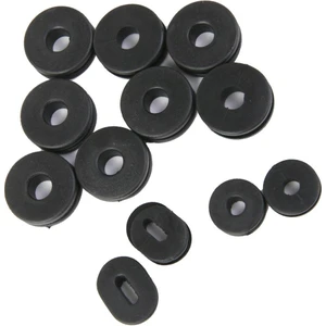 24 Adet Siyah Kauçuk Yan Kapak Motosiklet Araba Oto GS125 Için Grommets