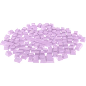 Mekanik Klavye Mor Için 108-KEY Abs Saydam Keycaps Anahtar Kapağı