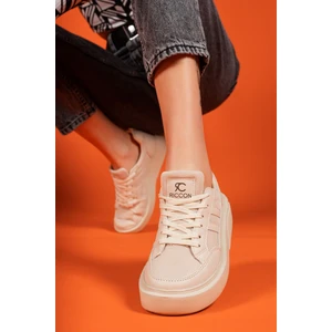 Ekru Kadın Sneaker 0012151