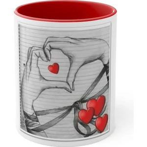 Sevgiliye Özel Renkli Kupa