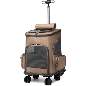 Katlanır Tolley Pet Sırt Çantası Seyahat Pet Taşıyıcı Çanta (Yurt Dışından)