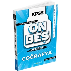 Tercih Akademi Kpss Onbeş Deneme Coğrafya Tamamı Çözümlü