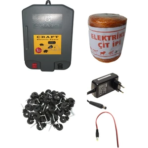 2,5 Dönüme Göre Çift Bobinli 28KW Elektrikli Çit Makinası Misinalı Telli