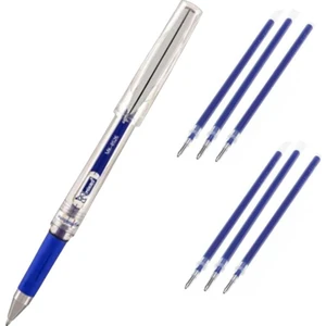 MK-8526 İmza Kalemi Mavi ve 6 Adet Yedek Refill Set