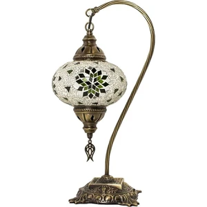 Dez Home Dezhome Mozaik Lamba Deve Boynu Bohem Abajur Otantik