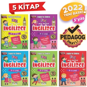 Gong Yayıncılık Okul Öncesi Ingilizce Seti 5 Kitap