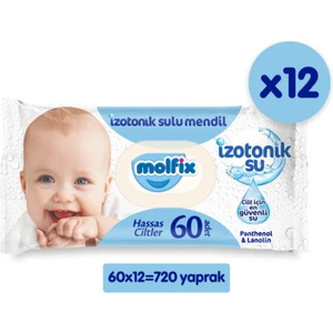 Islak Havlu 60LI Izotonik Hassas 12 Adet