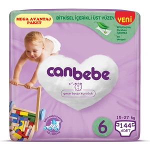 Bebek Mega Avantaj Paket 6 Numara 15-27 kg 144'lü