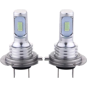 2 Parça H7 LED Farlar Ampul Seti Yüksek / Düşük Işın 35 W 4000LM 8000K Buz Mavisi (Yurt Dışından)