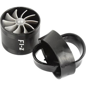 64.5mm x 50MM Hava Emme Turbo Şarj Yakıt Supercharger Koruyucu Fan Alüminyum Siyah (Yurt Dışından)