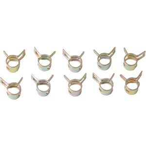 10X Bahar Klip Tüp Boru Hava Tüp Kelepçe Yakıt Hattı Silikon Vakum Hortumu 8mm (Yurt Dışından)