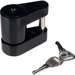 Siyah Römork Hitch Kuplör Kilidi Dia 1/4 "2 Tuşla Çekmek Için Çekme Için (Yurt Dışından)
