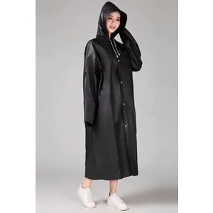 Kapüşonlu ve Çıtçıtlı Eva Yağmurluk Su Geçirmez Unisex Yağmurluk Xl