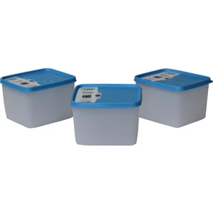 Hobby Life Alaska Nofrost Saklama Kabı 1,1 Litre 3'lü Mavi