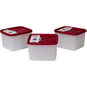 Hobby Life Alaska Nofrost Saklama Kabı 1,1 Litre 3'lü Fuşya